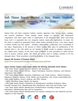 Soft Tissue Repair Market – Size, Share, Outlook, and Opportunity Analysis, 2018 – 2026