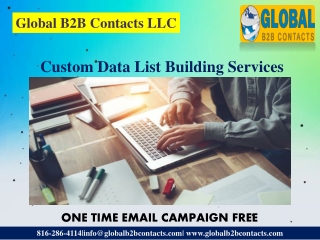 Custom Data List Building Services