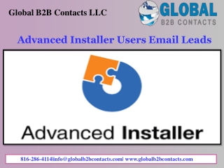 Advanced Installer Users Email Leads