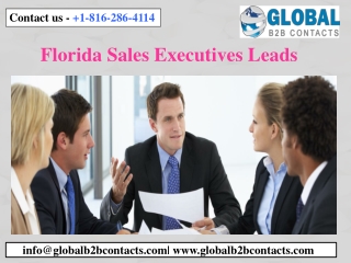 Florida Sales Executives Leads