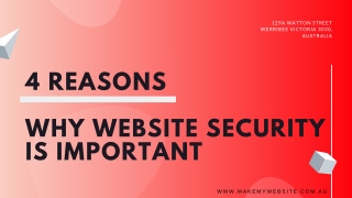 4 Reasons Why Website Security Is Important