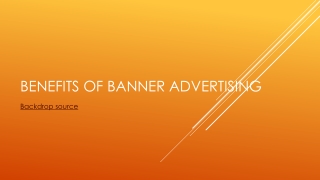 Benefits of Banners