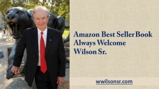 Motivational Speaker Welcome Wilson Sr.