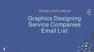 Graphics Designing Service Companies Email List in USA