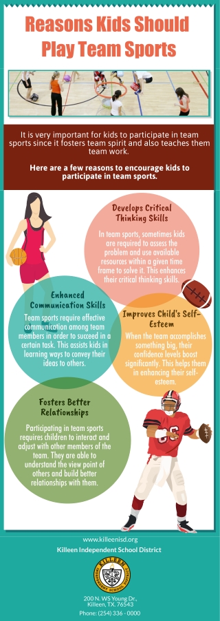 Reasons Kids Should Play Team Sports