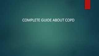 COPD: Complete guide about it