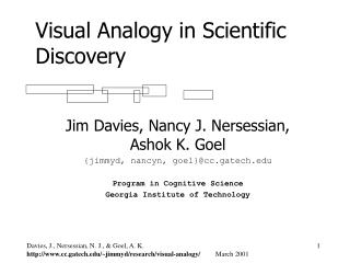 Visual Analogy in Scientific Discovery