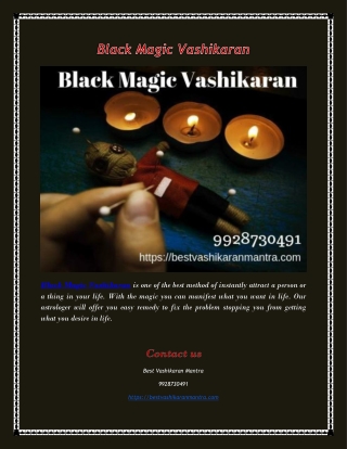 Black Magic Vashikaran