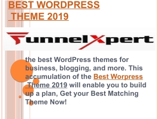 Best Wordpress Theme