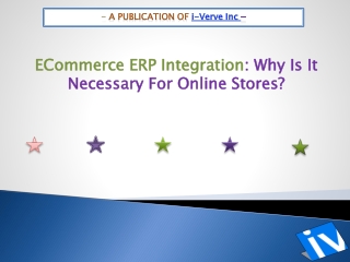 Why you should Integrate your eCommerce store with ERP?