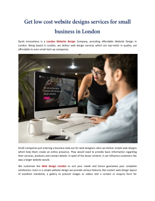 Website Design London