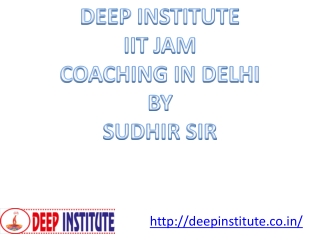 Best coaching for IIT JAM statistics | IIT JAM Coaching