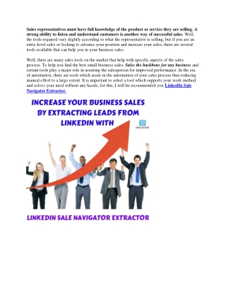 LinkedIn Sale Navigator Extractor