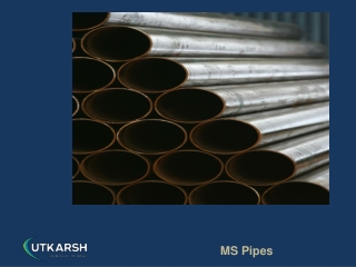 Finest quality MS Pipes for architectural and industrial purposes.