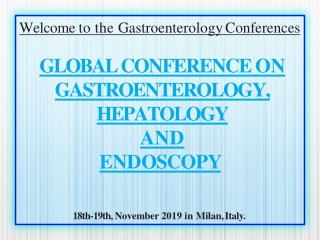 Gastro Conference 2019 | Registration