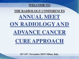 Radiology Conference 2019 | Registration