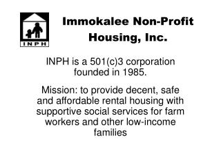 Immokalee Non-Profit Housing, Inc.