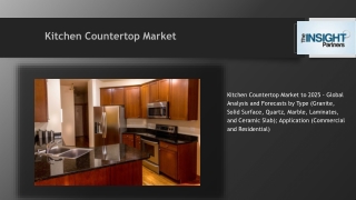 Kitchen Countertop Market