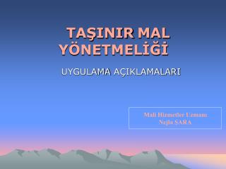 TAŞINIR MAL YÖNETMELİĞİ