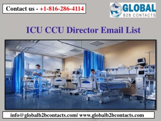 ICU CCU Director Email List