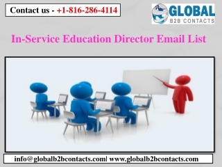 In-Service Education Director Email List