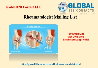 Rheumatologist Mailing List
