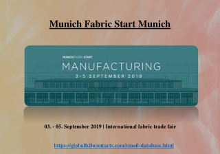 Munich Fabric Start Munich
