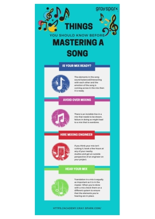Tips for mastering a song