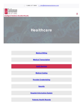 Healthcare Audit Services