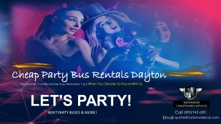 Party Bus Rentals Dayton