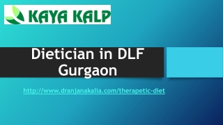 Dietician in DLF Gurgaon-Dr Anjana Kalia