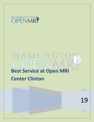 Best Service at Open MRI Center Clinton