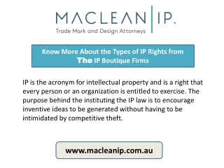 Know About Intellectual Property Lawyer Fees – Maclean IP