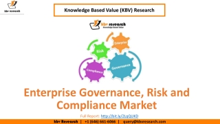 Enterprise Governance, Risk and Compliance(eGRC) Market Size- KBV Research