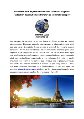 Permettez-nous de jeter un coup d'œil sur les avantages de l'utilisation des solutions de transfert de terminal d'aéropo