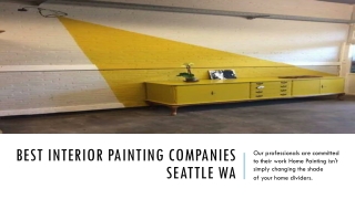 Best Interior Painting Companies Seattle WA