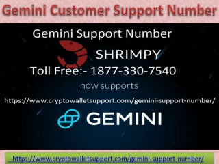 Get technical help from Gemini password reset number.