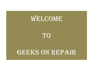 Local Computer Repair