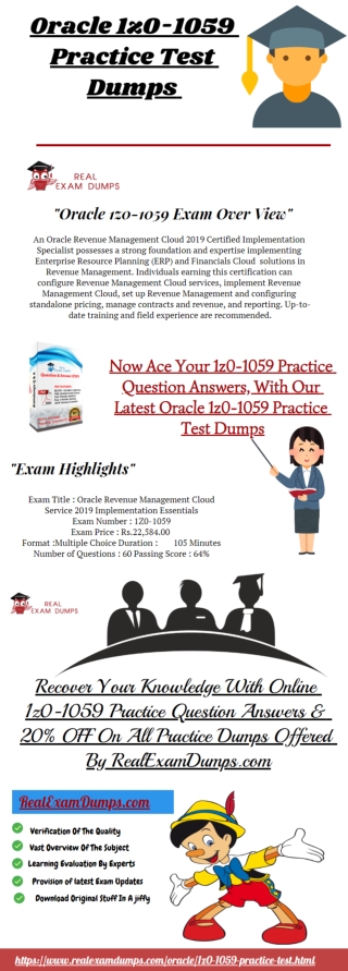 Get Stunning Success In 1z0-1059 Exam In By First Attempt With 2019 Valid 1z0-1059 Practice Test - RealExamDumps.com