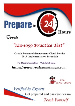 Free Demo Questions For 1z0-1059 Exam With Valid 1z0-1059 Practice Test Dumps -Realexamdumps.com
