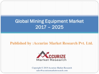 Mining Equipment Market