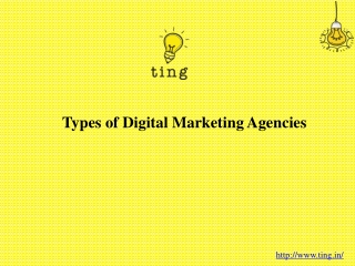 Types of digital marketing agencies