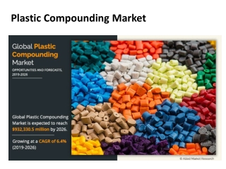 Plastic Compounding Market 2019 Major Factors Expected to Drive Growth till 2026