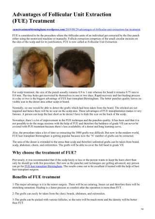 hair transplant birmingham