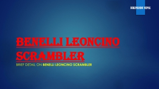Benelli Leoncino Scrambler Price, Mileage, Review - Benelli Bikes