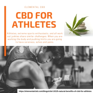 cbd for athletes | Elemental CBD