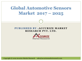 Global Automotive Sensors Market