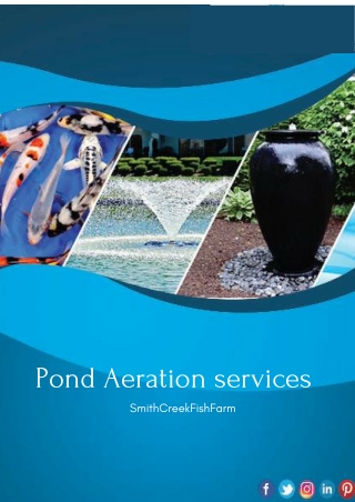 Pond Aeration services - SmithcreekFishFarm