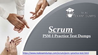 Buy Scrum PSM-I Exam Dumps - Scrum PSM-I Study Guide - Realexamdumps.com