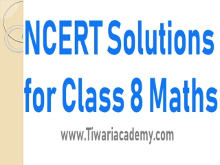Download Latest Syllabus NCERT Solutions for Class 8 Maths